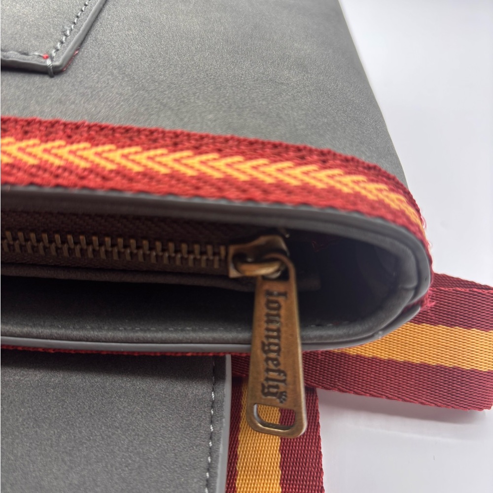 Loungefly Harry Potter Convertible Mini Backpack Gray Red READ - Picture 14 of 14